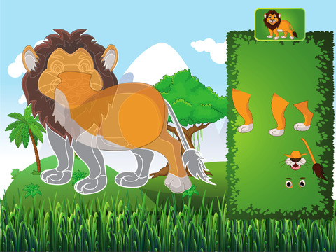Animated puzzles animals screenshot 3