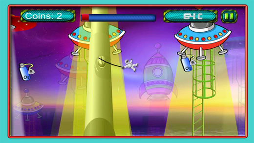 【免費遊戲App】Alien Abduction : A Spaceman swinging for his life in dark galaxy FREE-APP點子