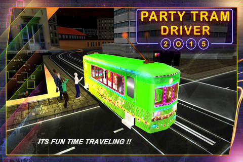 City Party Tram Driver Transport Simulator screenshot 3