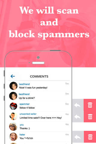 Spotless - Block Instagram spammers automatically screenshot 4