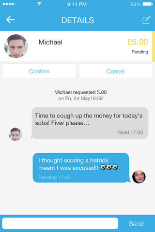 Payfriendz - Send & Request Money screenshot 4