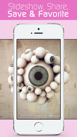 【免費娛樂App】Amazing 3D Wallpapers & Backgrounds - Cool HD Images Beautiful Designer Themes Grid Picture Puzzle Game Photo Editor for iPhone, iPad & iPod-APP點子