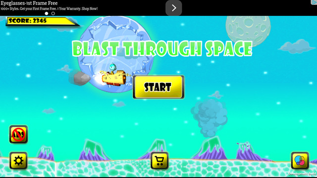 【免費遊戲App】Blast through Space-APP點子