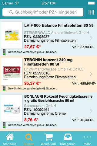 Medikamente-per-klick screenshot 3
