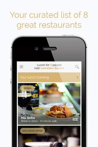 CityHawk - Discover great London restaurants and book for free today screenshot 3