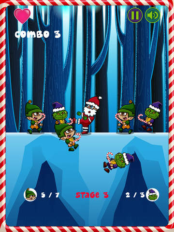 【免費遊戲App】Action Heroes Kung Fu Fight Adventure - Christmas Edition-APP點子