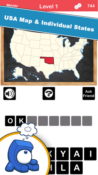 What’s The State Test your geographic knowledge of the USA. Free