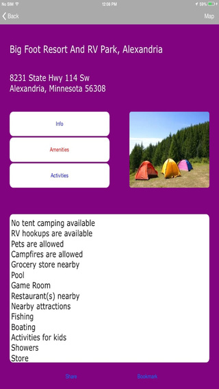 Minnesota Camp Sites