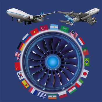 Multilingual dictionary of Aeronautics in 21 languages LOGO-APP點子