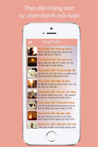 Blog Radio Tình Yêu - Chia sẽ tâm tư cùng bạn screenshot 2