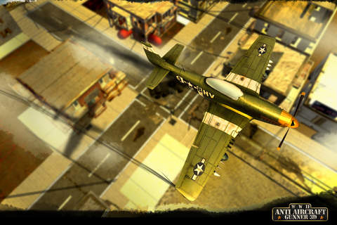 WW2 Anti Aircraft Gunner 3D - Patriotic Missile Defend The City Against Enemies screenshot 4
