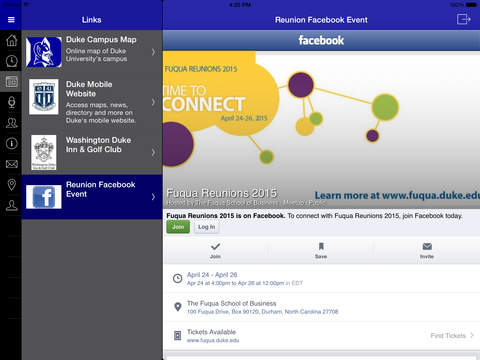 【免費商業App】Fuqua Reunions 2015-APP點子