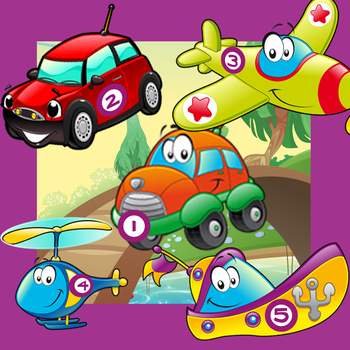 Animated Kids Game: Sorting all Vehicles, Air-plane and Car-s 遊戲 App LOGO-APP開箱王
