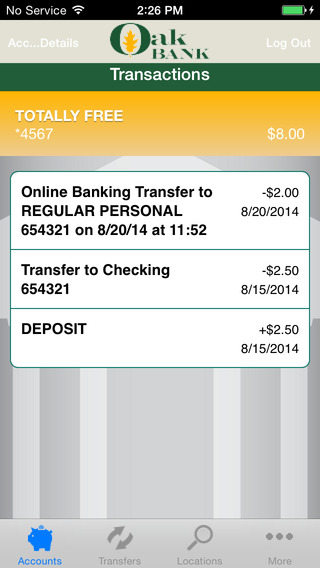 【免費財經App】Oak Bank Mobile-APP點子