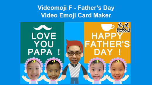 Videomoji F - Father's Day Video Emoji Card Maker