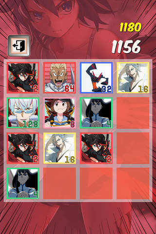 2048 Manga & Anime - “ Japanese Puzzle Numbers Kill la Kill Edition “ screenshot 2