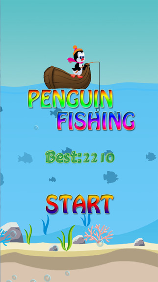 Penguin Fishing - Blue Ocean Sport Game for Kids