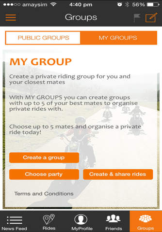 APEX - The social Network for motorcyclists screenshot 3