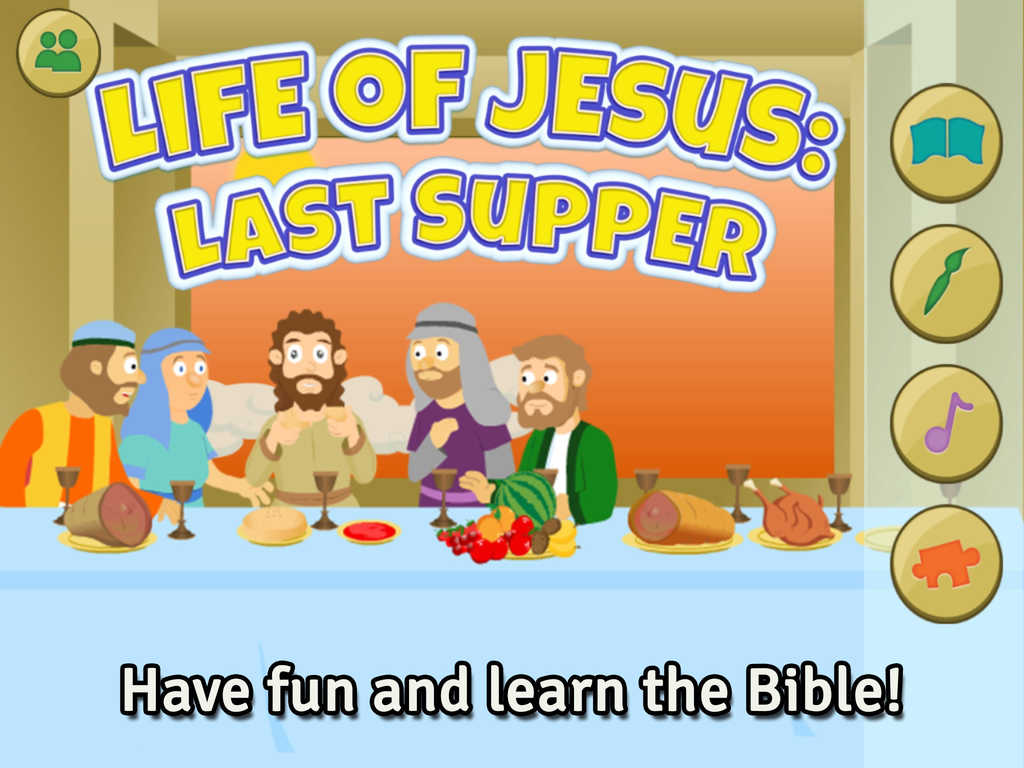 App Shopper: Life of Jesus: Last Supper - Bible Story, Coloring