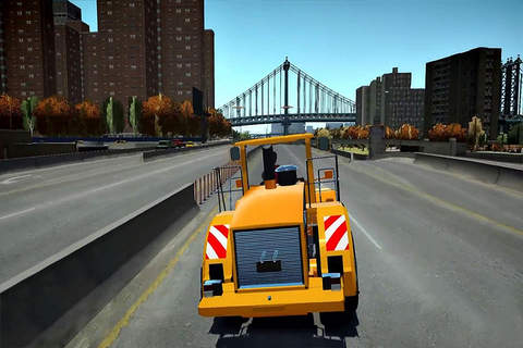 Euro Construction Machine Simulator 2016 - Real Highway Construction Machine Driver screenshot 3