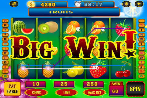 Slots Lucky Fruit Jelly Casino Games Deal Blast Pro screenshot 2