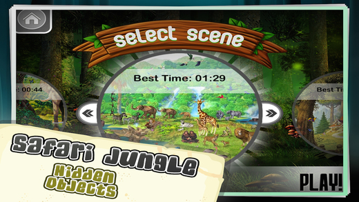 【免費遊戲App】Safari Jungle Hidden Objects - Spot Different Hidden Objects & Solve Secret Mysteries-APP點子