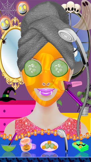 【免費遊戲App】Halloween Costume Party Dress Up - Spa Salon Spooky Makeup & Makeover Kids Teens Dress Design Girls Game-APP點子