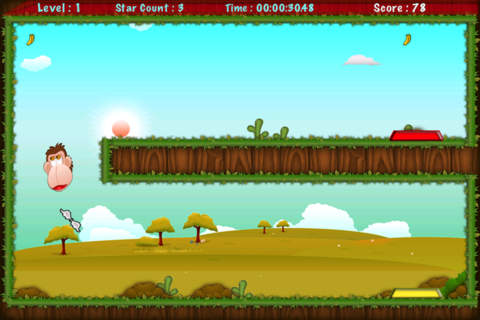 Free Monkey Game Monkey Banana Vine Balloon screenshot 3