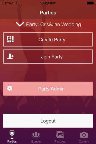 PartyPics.co screenshot 2
