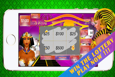 Lucky Queen Cleopatra Scratch Fortune - Win Gold and Coins in the Casino Lottery Bonanza screenshot 3