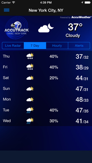 【免費天氣App】AccuTrack WABC NY Weather-APP點子