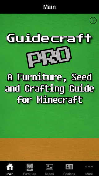 Guidecraft Pro - Seeds Furniture Ideas and Crafting Guide for Minecraft