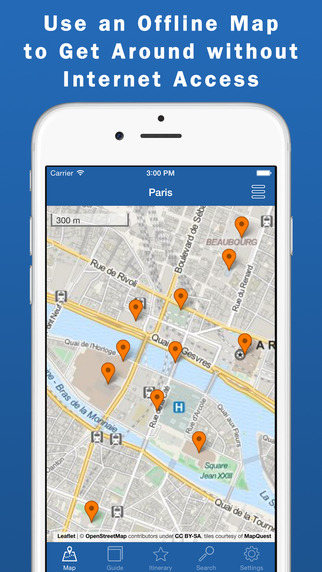 【免費旅遊App】Paris Travel Guide & Offline Map-APP點子