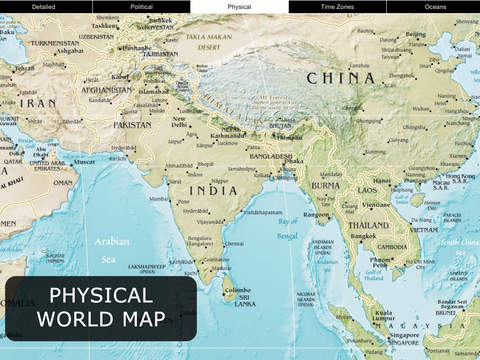 World Map for iPad
