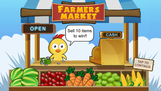 Tiny Chicken Learns Currency : Farmers Market