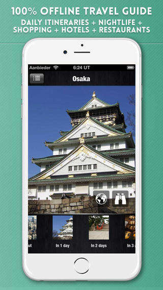 Osaka Travel Guide with Offline City Street and Metro Maps