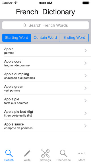 French Dictionary English Free With Sound - Dictionnaire Français Gratuit