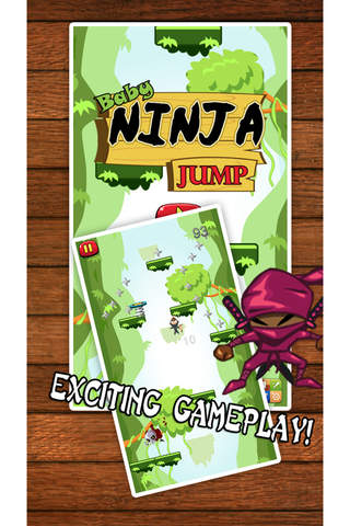 Baby Ninja Jump Free screenshot 2