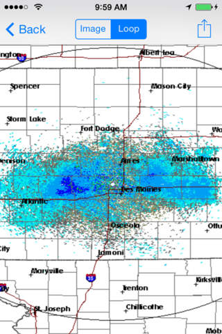 Iowa/US NOAA Instant Radar Finder/Alert/Radio/Forecast All-In-1 - Radar Now screenshot 3