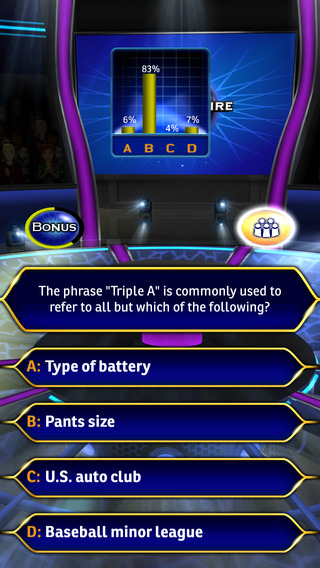 【免費遊戲App】Who Wants To Be A Millionaire & Friends-APP點子