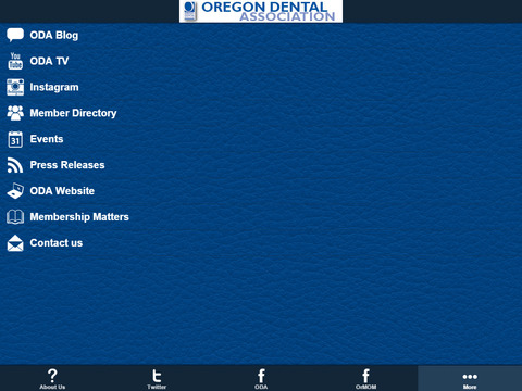 Screenshot of Oregon Dental Ass n
