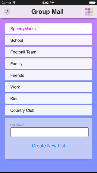 Group Mail App