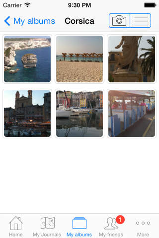 Travel journals & Travel photos screenshot 3