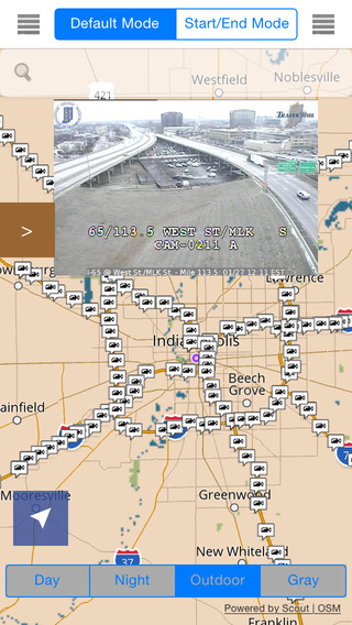 Indiana Offline Map with Traffic Cameras Pro