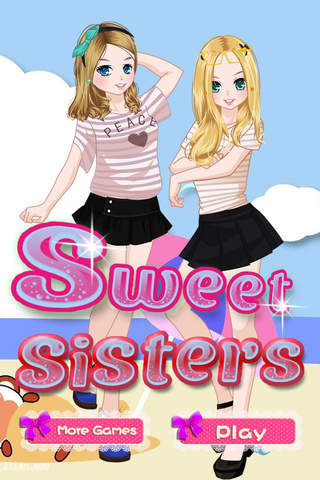 Sweet Sisters - girl dress up games screenshot 2