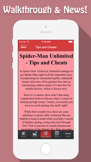 免費下載書籍APP|Guide for Spider Man Unlimited - Full Level Video,Walkthrough Guide app開箱文|APP開箱王