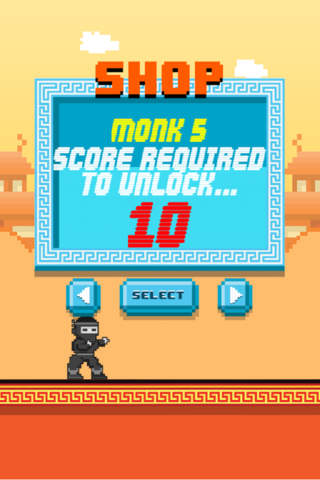 Mini Monk Fight - Play Free 8-bit Retro Pixel Fighting Games screenshot 2