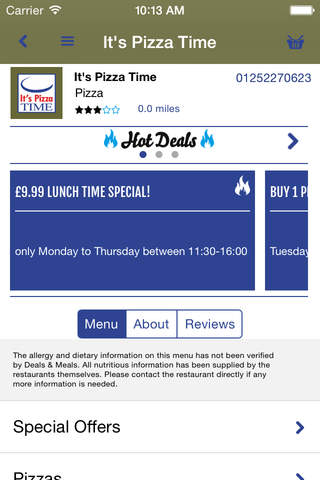 It's Pizza Time - Farnborough screenshot 3