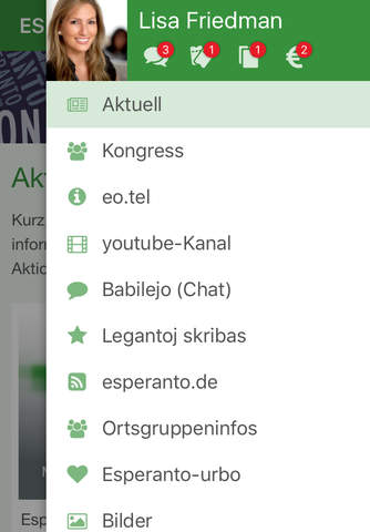 Deutscher Esperanto-Bund e.V. screenshot 2