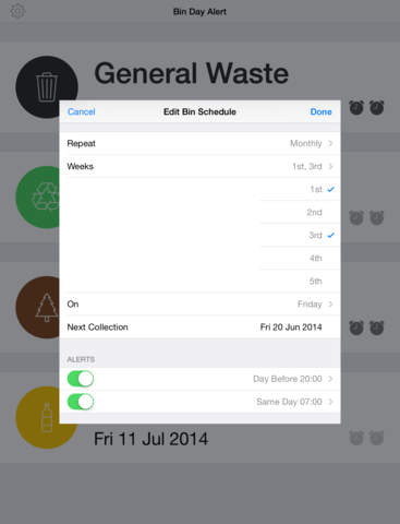 【免費生活App】Bin Day Alert-APP點子